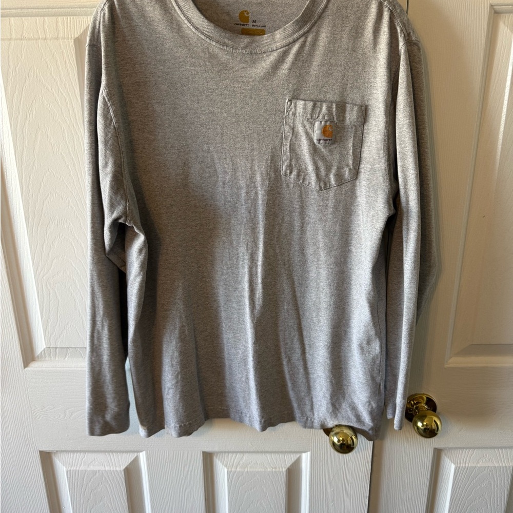 Carhartt Heather Gray Logo Tee